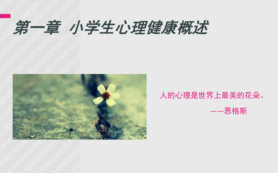 小学生心理健康概述ppt课件.ppt_第1页