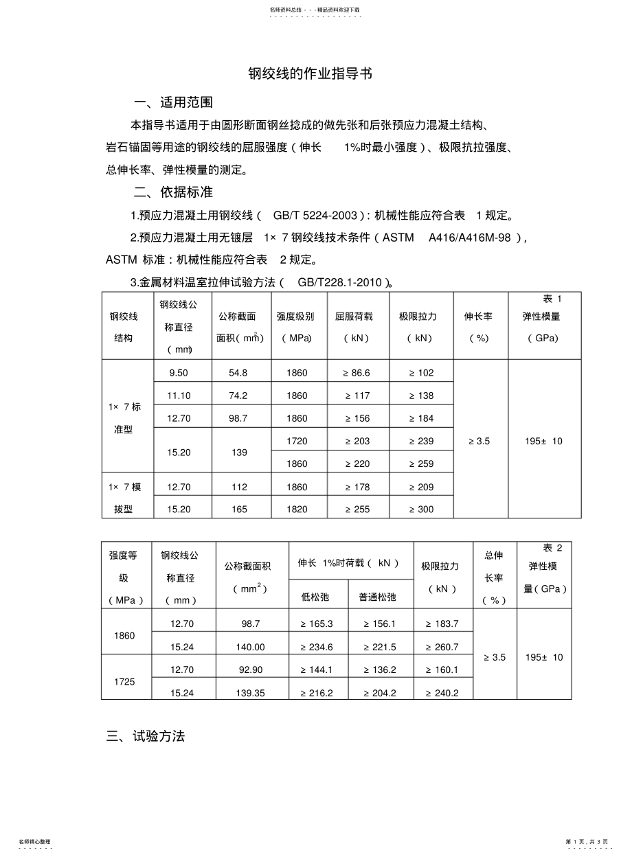 2022年钢绞线作业指导书 .pdf_第1页