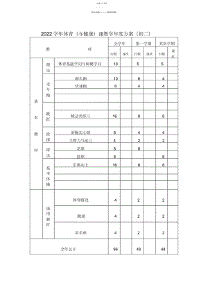 2022年初二年级第一周教学计划及教案.docx