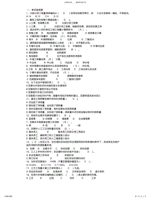 2022年重庆大学工程估价复习题集 .pdf