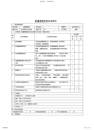 2022年配置管理员岗位标准化作业指导书 .pdf