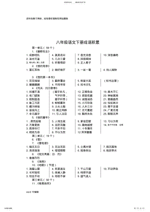 2022年八年级语文下册成语积累讲解学习 .pdf