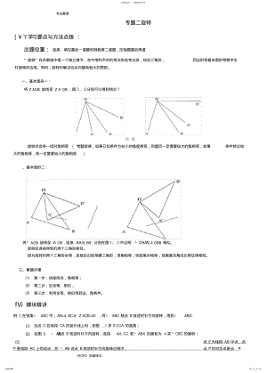 2022年初中数学专题_旋转问题 .pdf