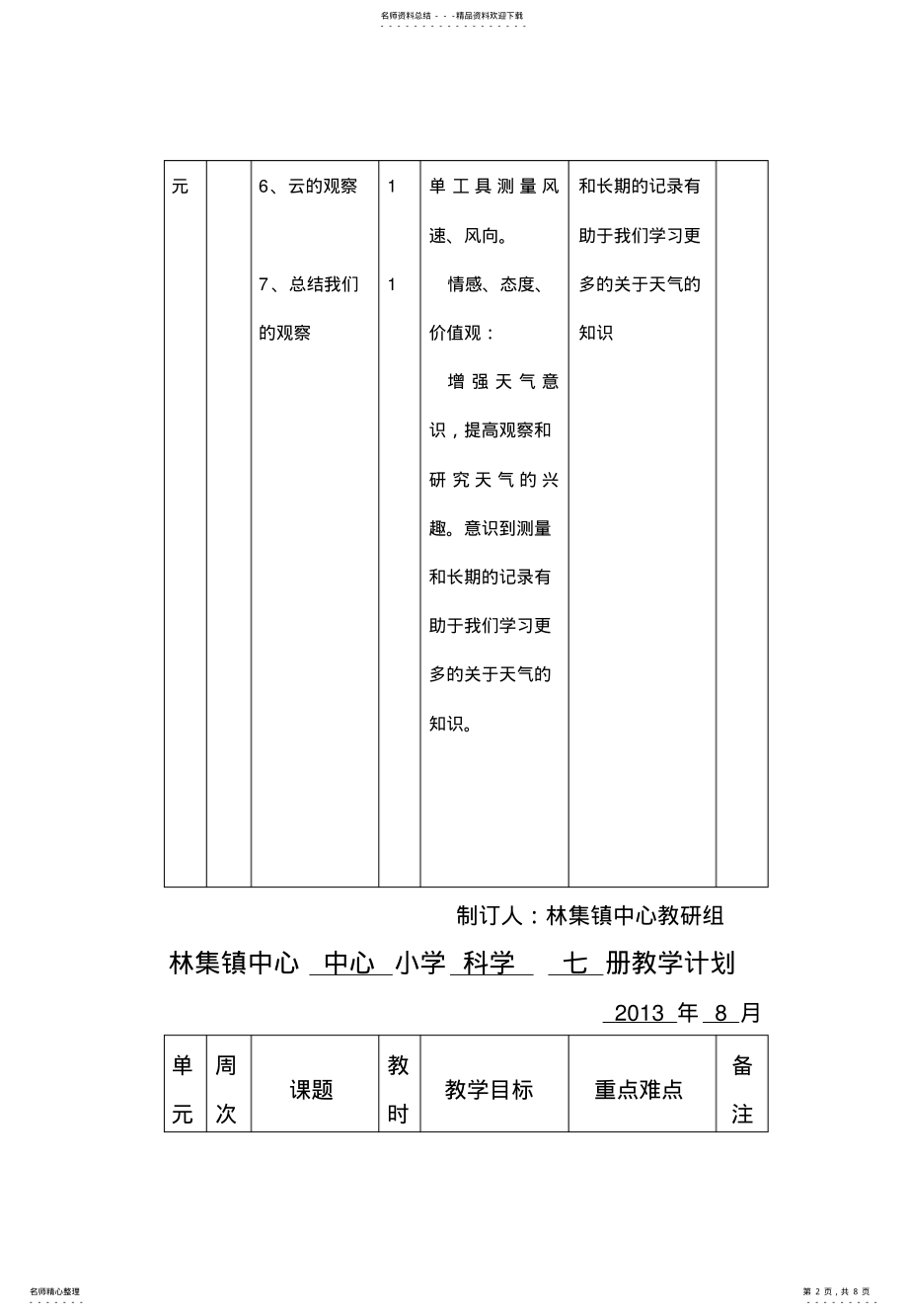 2022年四年级科学教学计划 .pdf_第2页