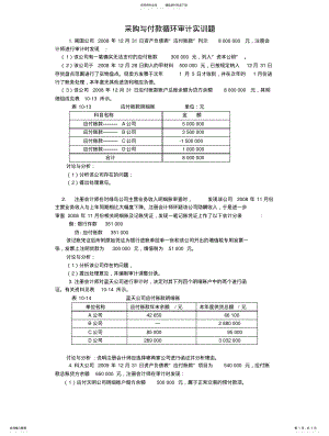 2022年采购与付款循环审计实训题 .pdf