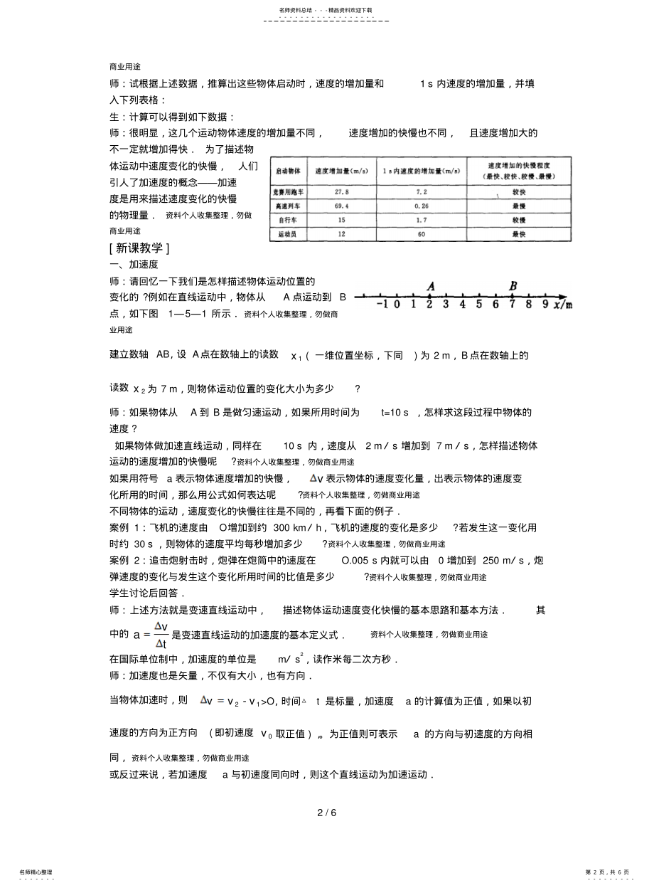 2022年速度变化快慢的描述――加速度 .pdf_第2页