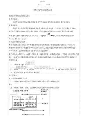 2022年化学方程式计算.docx