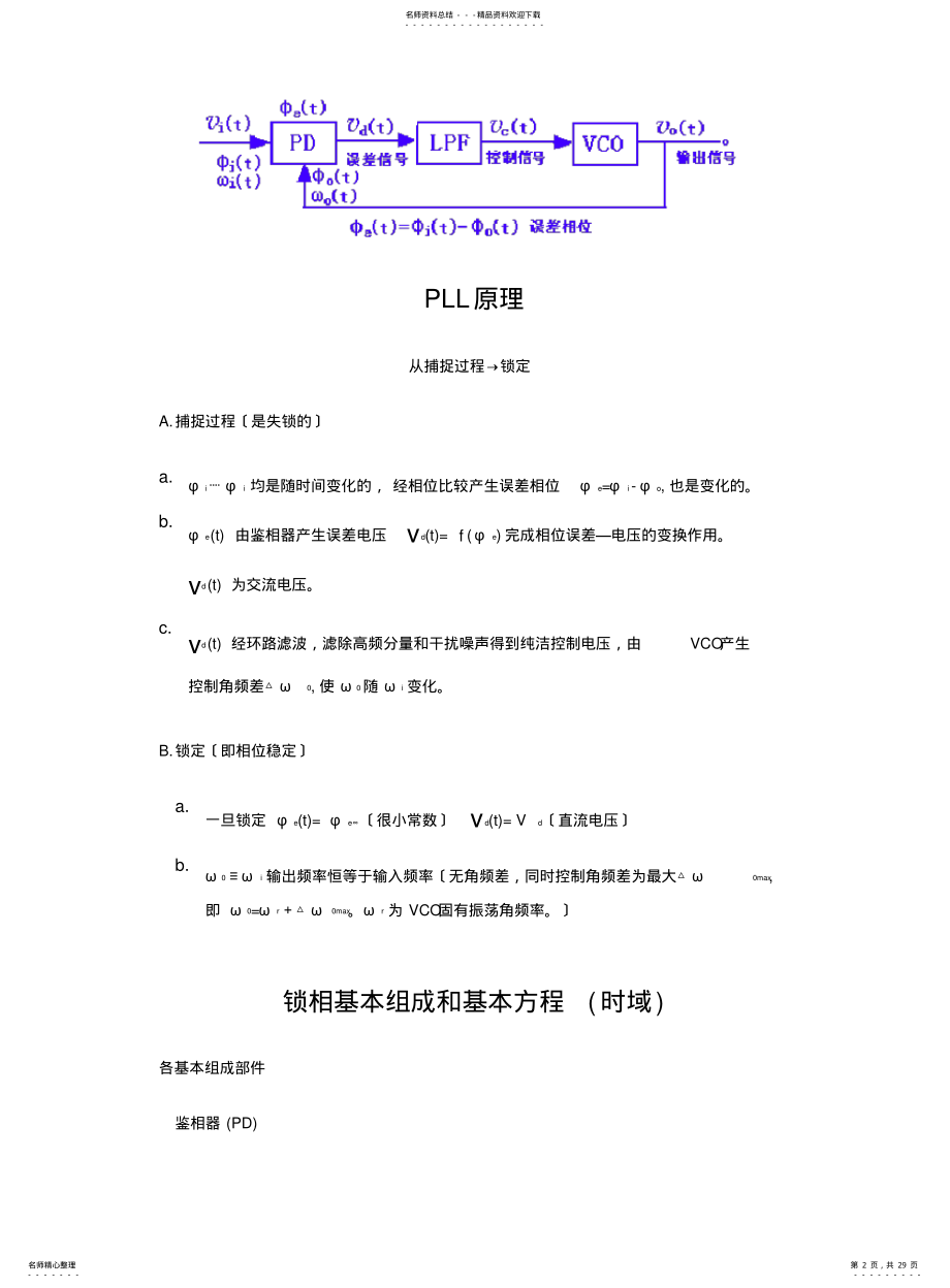 2022年锁相环基本原理及其应用 .pdf_第2页