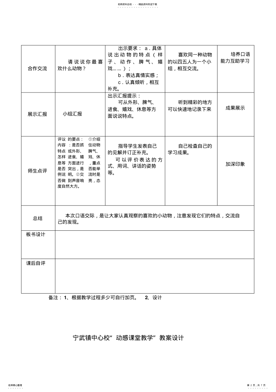 2022年四年级上册语文园地四教案 .pdf_第2页