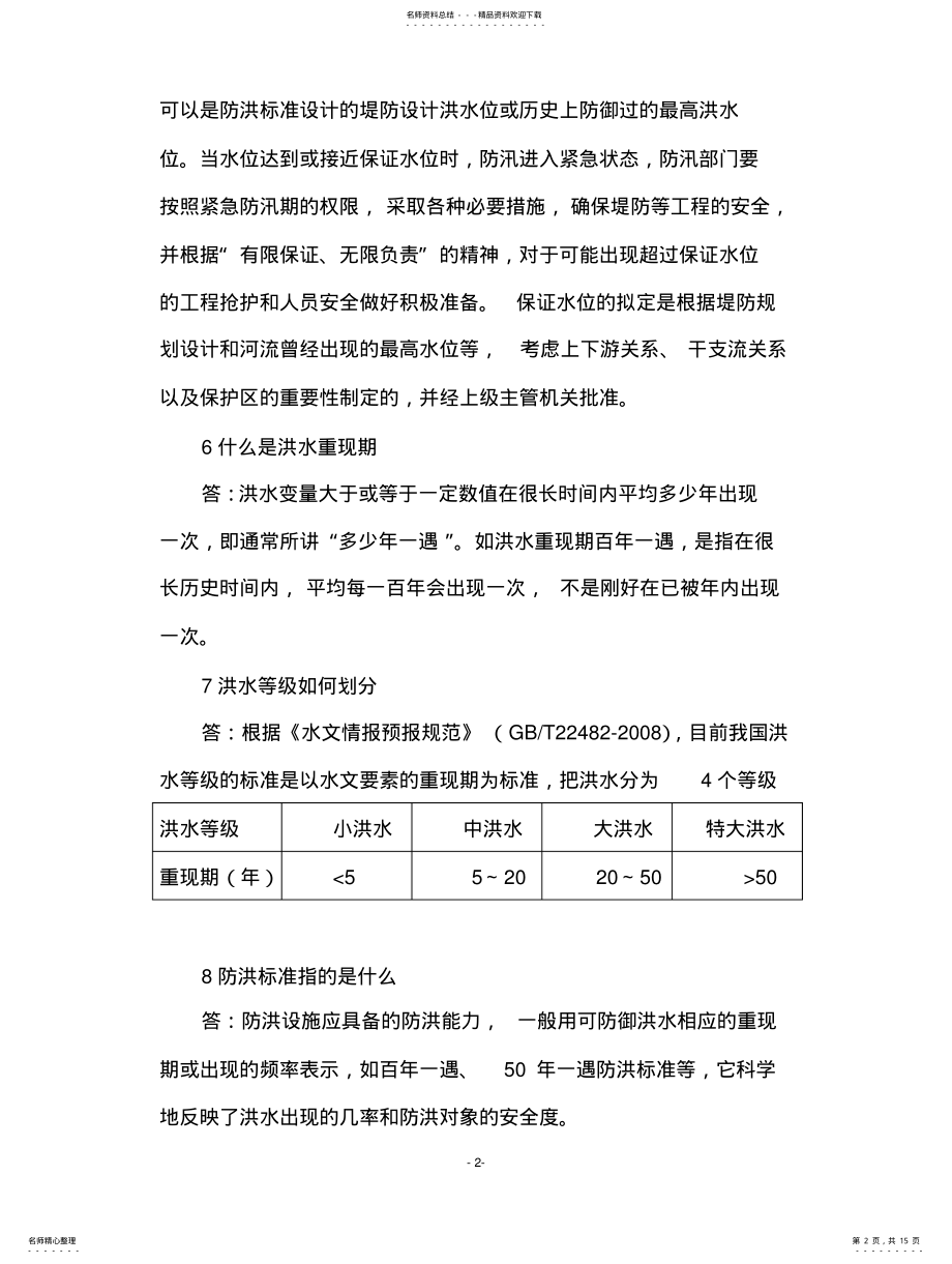 2022年防汛知识问答 .pdf_第2页