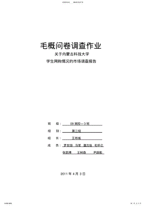 2022年大学生网购情况调查报告 .pdf