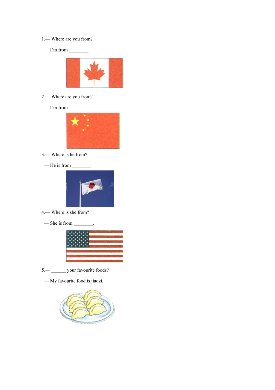 小学人教英语上下册Unit-6-Countries-Lesson-2-习题公开课教案教学设计课件测试.doc_第2页