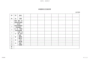 2022年实验室安全卫生值日表、值班日志借鉴 .pdf