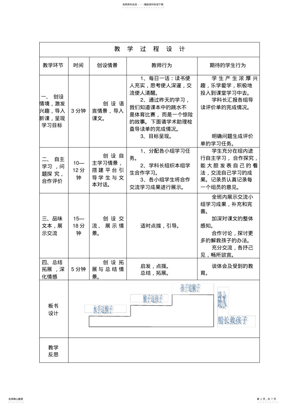 2022年小学语文学科新课程有效教学导学案 .pdf_第2页