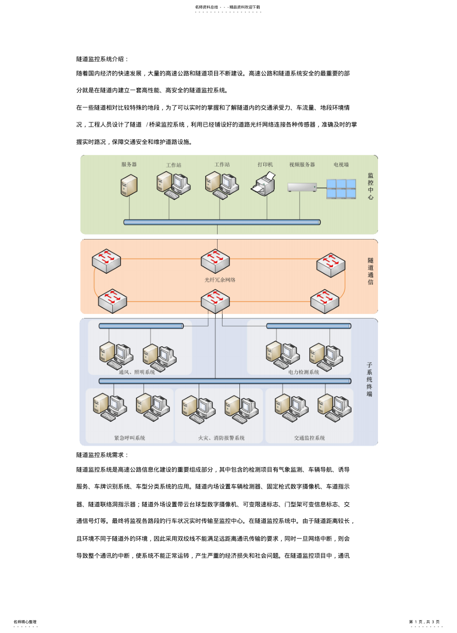 2022年隧道监控系统定义 .pdf_第1页