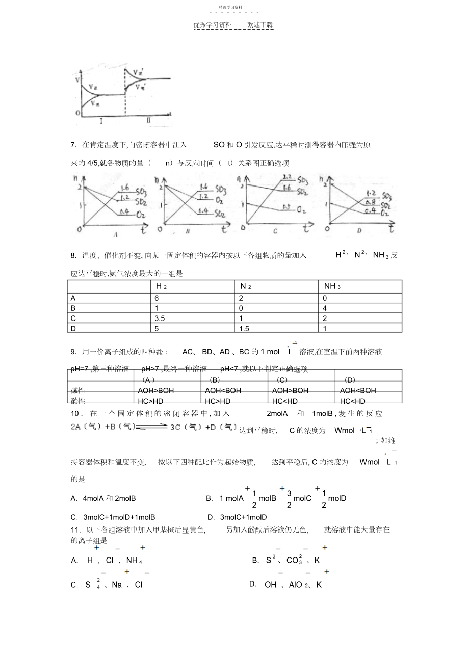 2022年高二化学期中测试题.docx_第2页