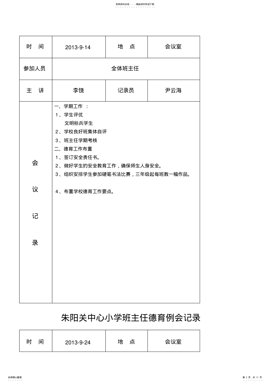 2022年小学德育工作会议记录汇总 .pdf_第2页