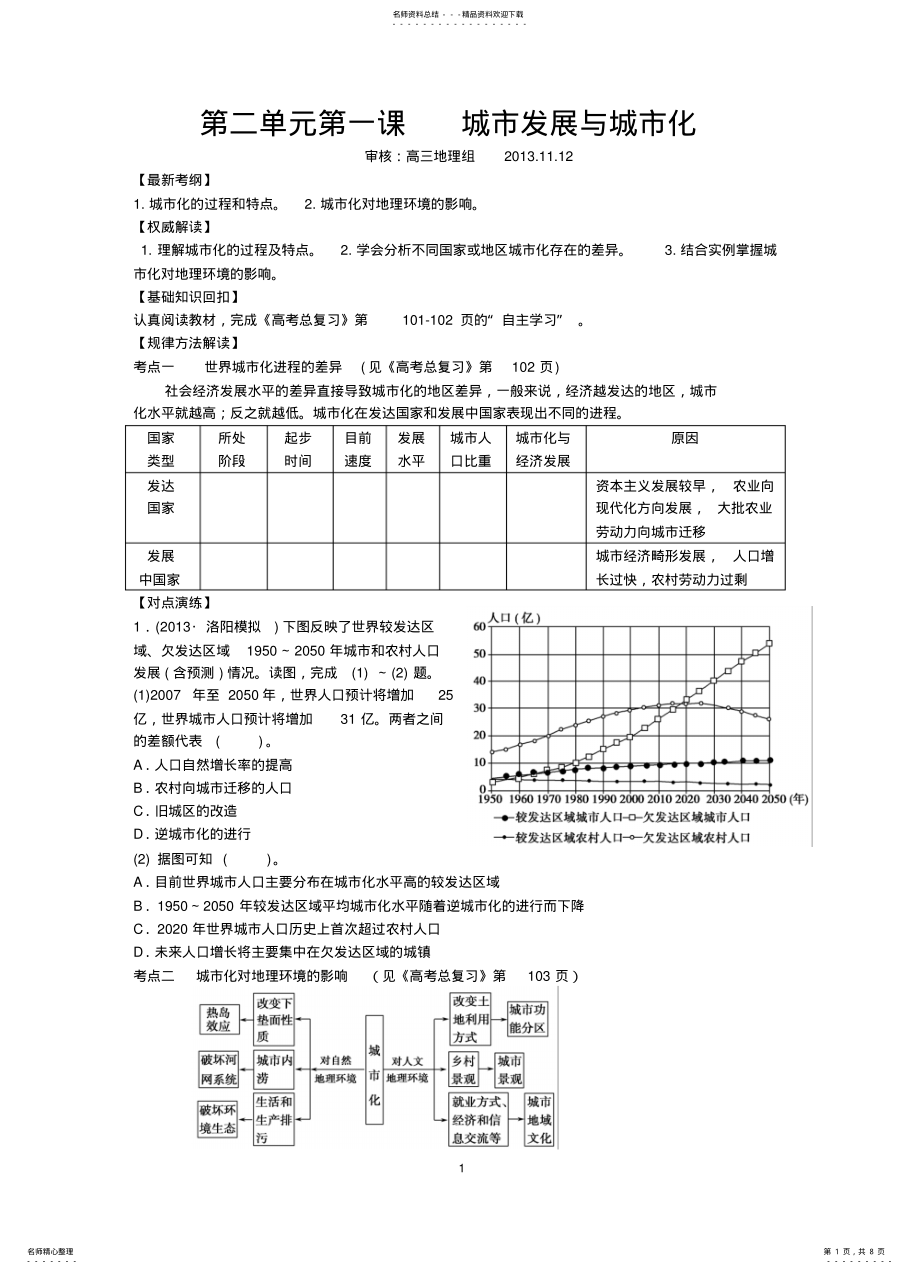 2022年城市发展与城市化 .pdf_第1页