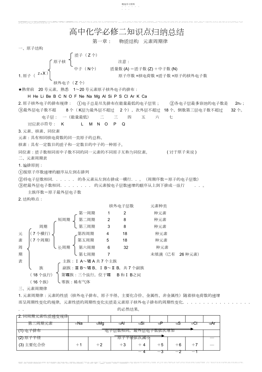 2022年高中化学必修二知识点归纳总结3.docx_第1页