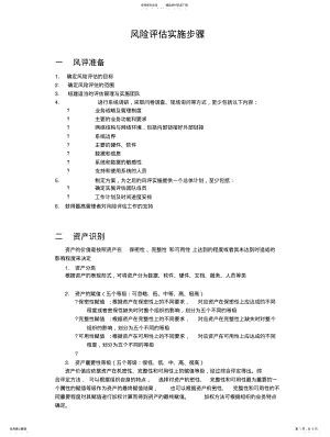 2022年风险评估实施步骤 .pdf