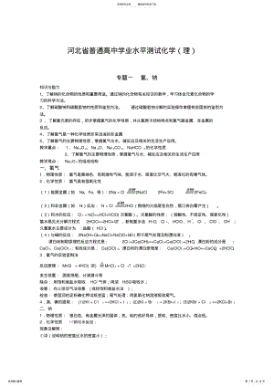 2022年高中化学必修一必修二选修四化学反应原理知识点总结( .pdf