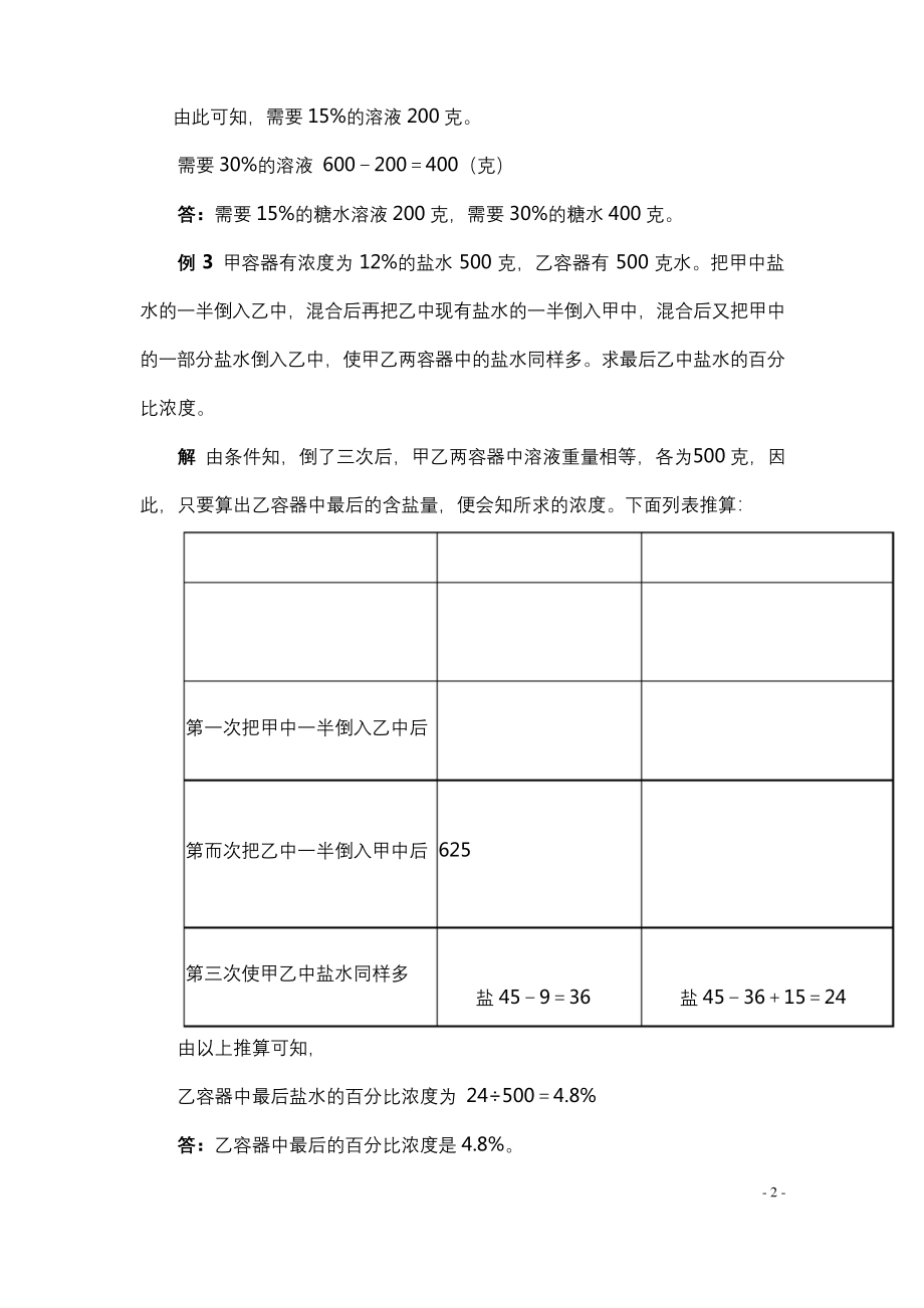 小升初数学典型应用题——24溶液浓度问题.docx_第2页