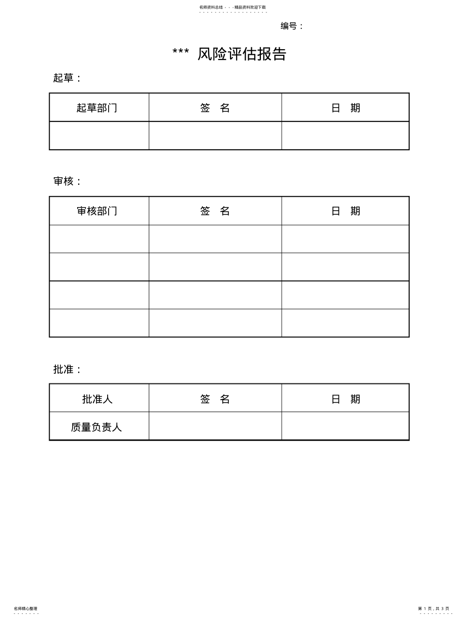 2022年风险评估报告模板- .pdf_第1页