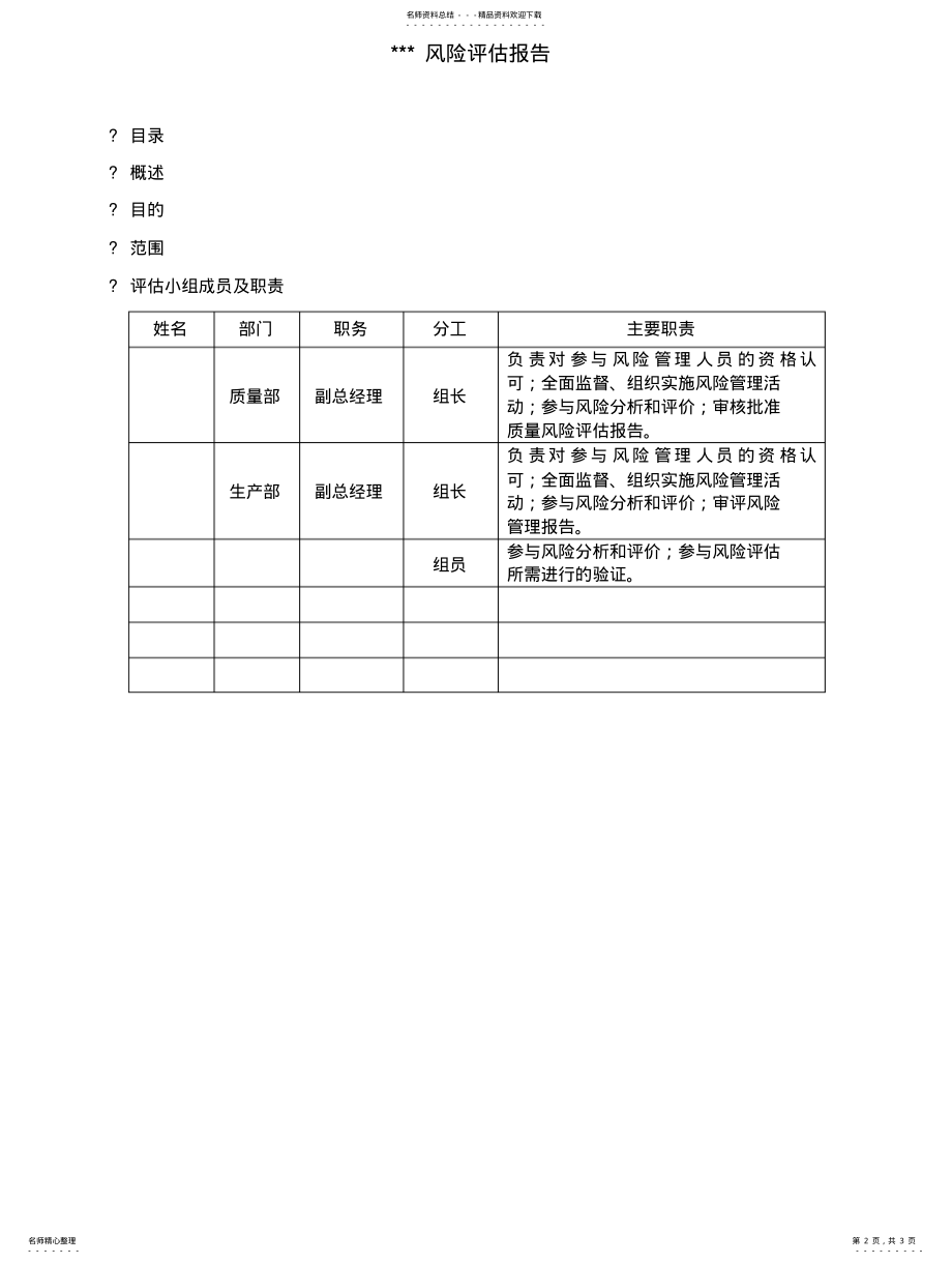 2022年风险评估报告模板- .pdf_第2页