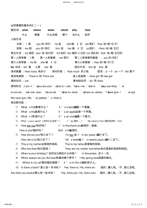 2022年小学英语复习提纲 .pdf