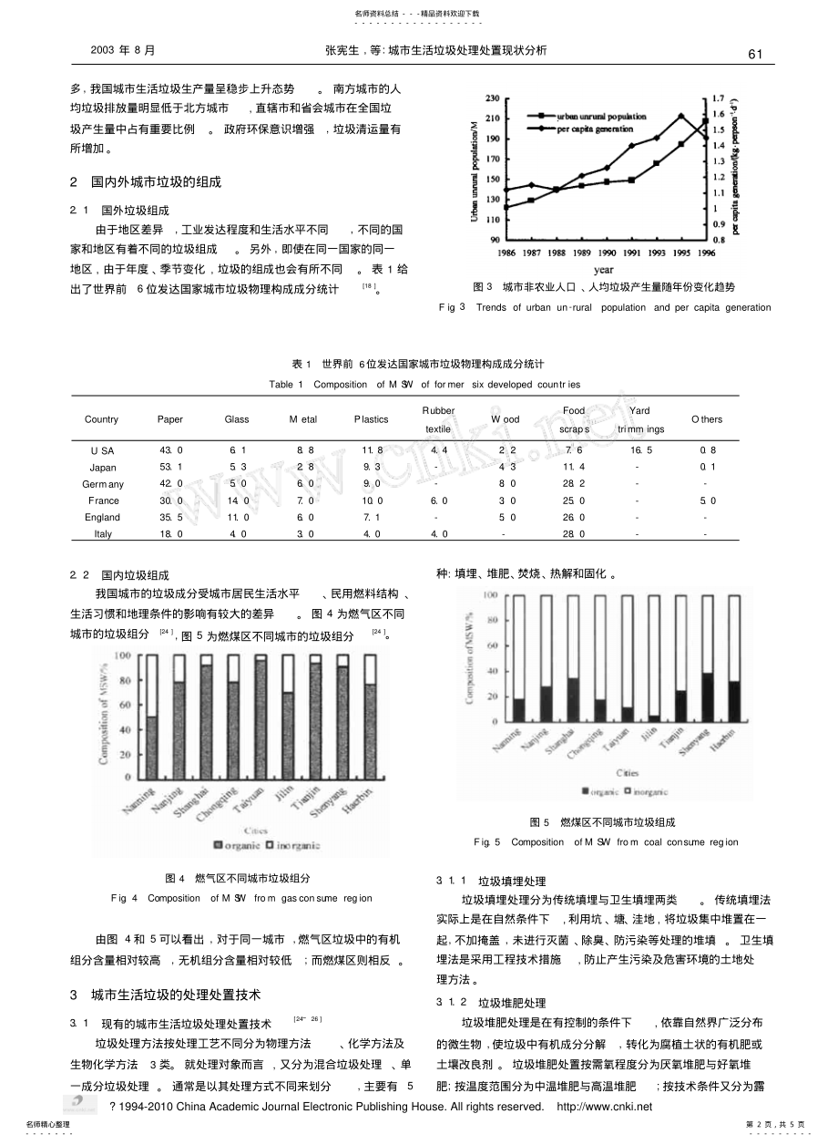 2022年城市生活垃圾处理处置现状分析 .pdf_第2页