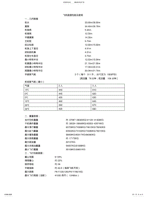 2022年飞机数据性能及使用[归 .pdf