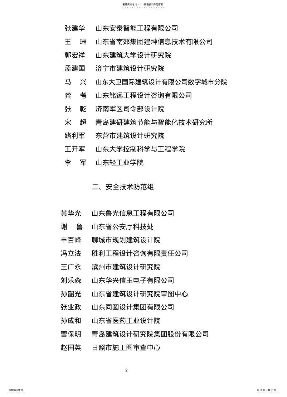 2022年山东省智能建筑技术专家委员会委员成员 2.pdf_第2页