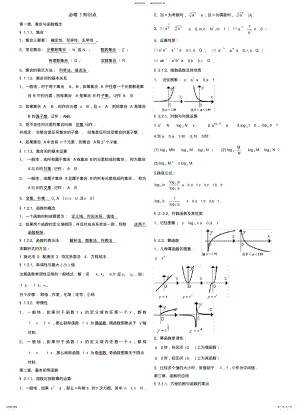 2022年高一数学必修一必修二知识点 .pdf