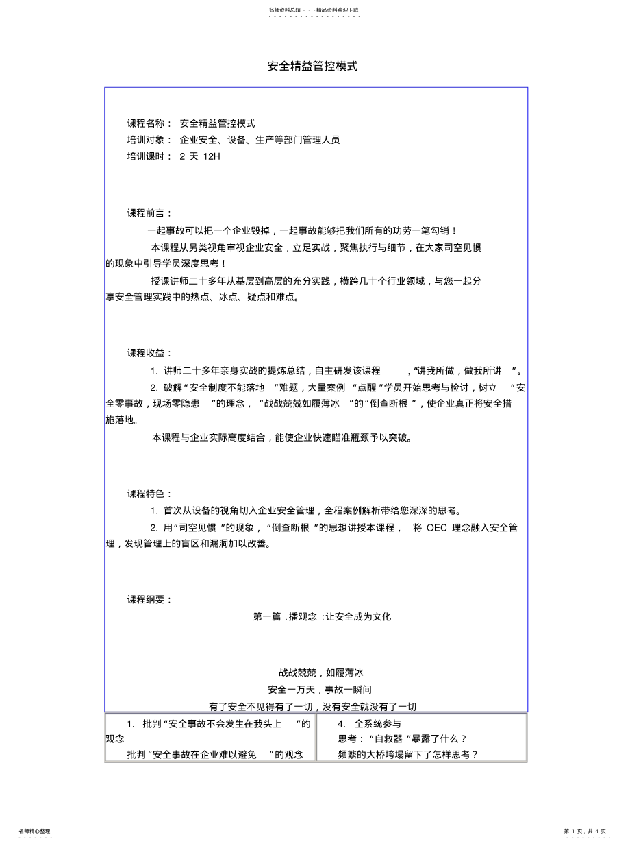 2022年安全精益管控模式 .pdf_第1页