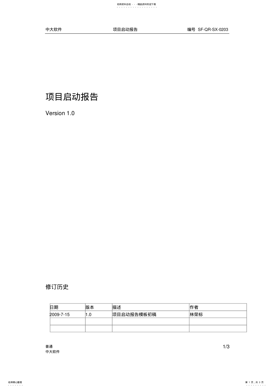 2022年项目启动报告 .pdf_第1页