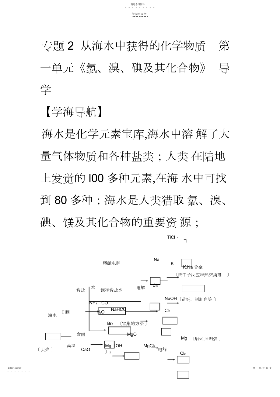 2022年高一化学上册知识点总结专题.docx_第1页