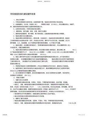 2022年学校食堂标准化建设硬件标准 .pdf