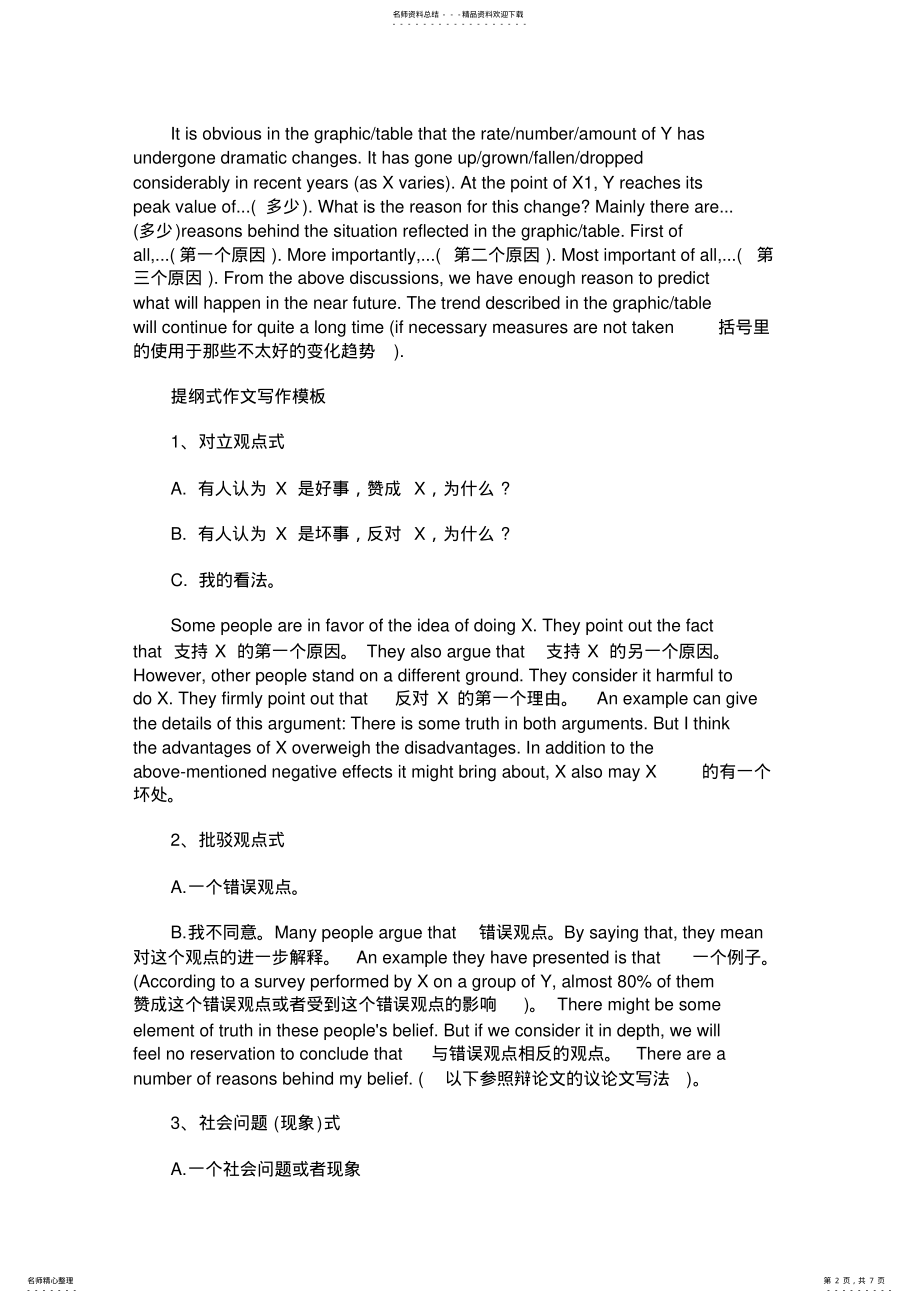 2022年大学英语四级作文顶级模板 .pdf_第2页