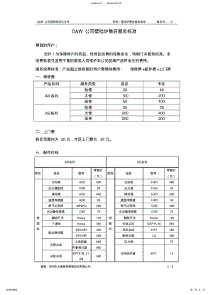 2022年壁挂炉售后服务体系 .pdf