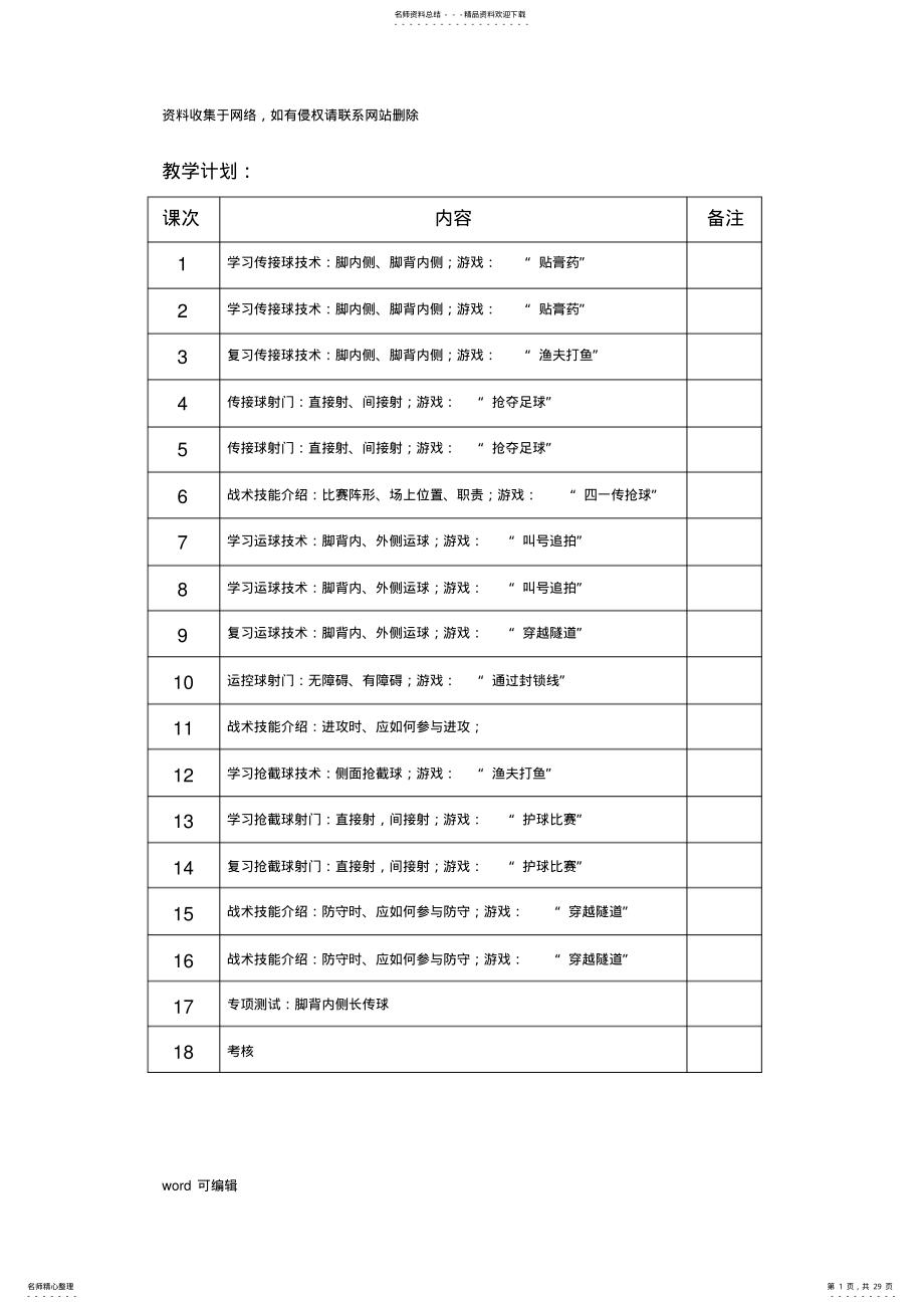 2022年小学水平一足球教案足球游戏教案知识讲解 .pdf_第1页