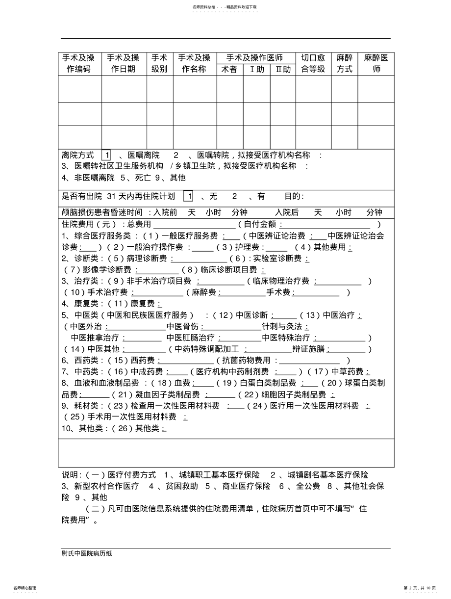 2022年髌骨骨折中医病历 .pdf_第2页