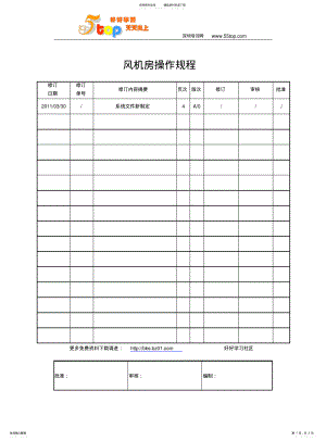 2022年风机房操作规程 .pdf