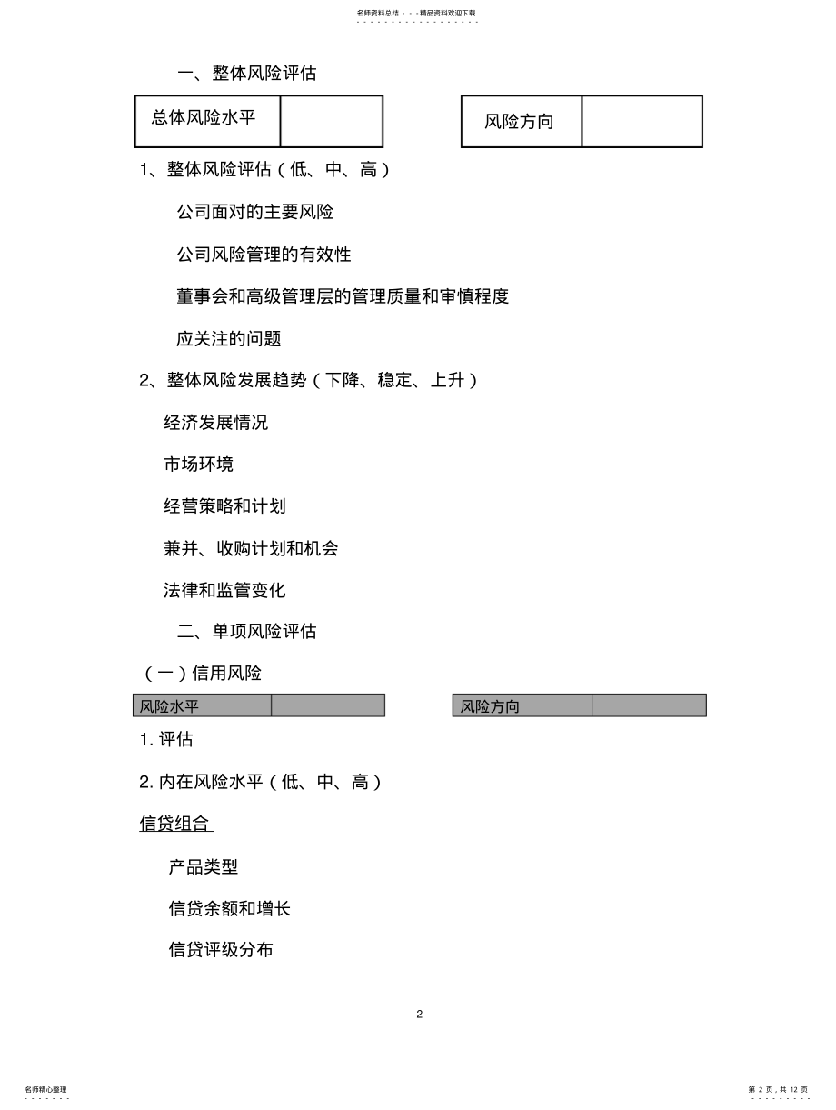 2022年风险管理自我评估报告格式 .pdf_第2页