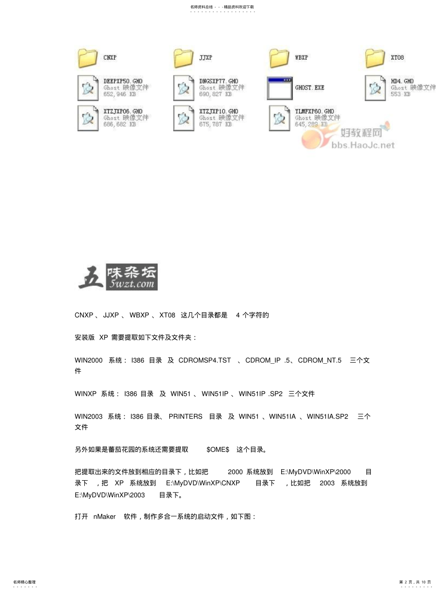 2022年多合一系统安装启动光盘制作教程 .pdf_第2页