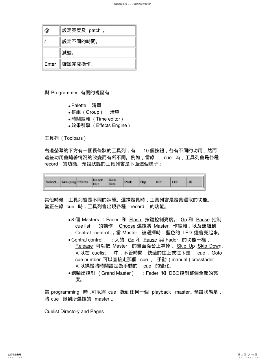 2022年飞猪电脑灯控制台说明书 .pdf_第2页