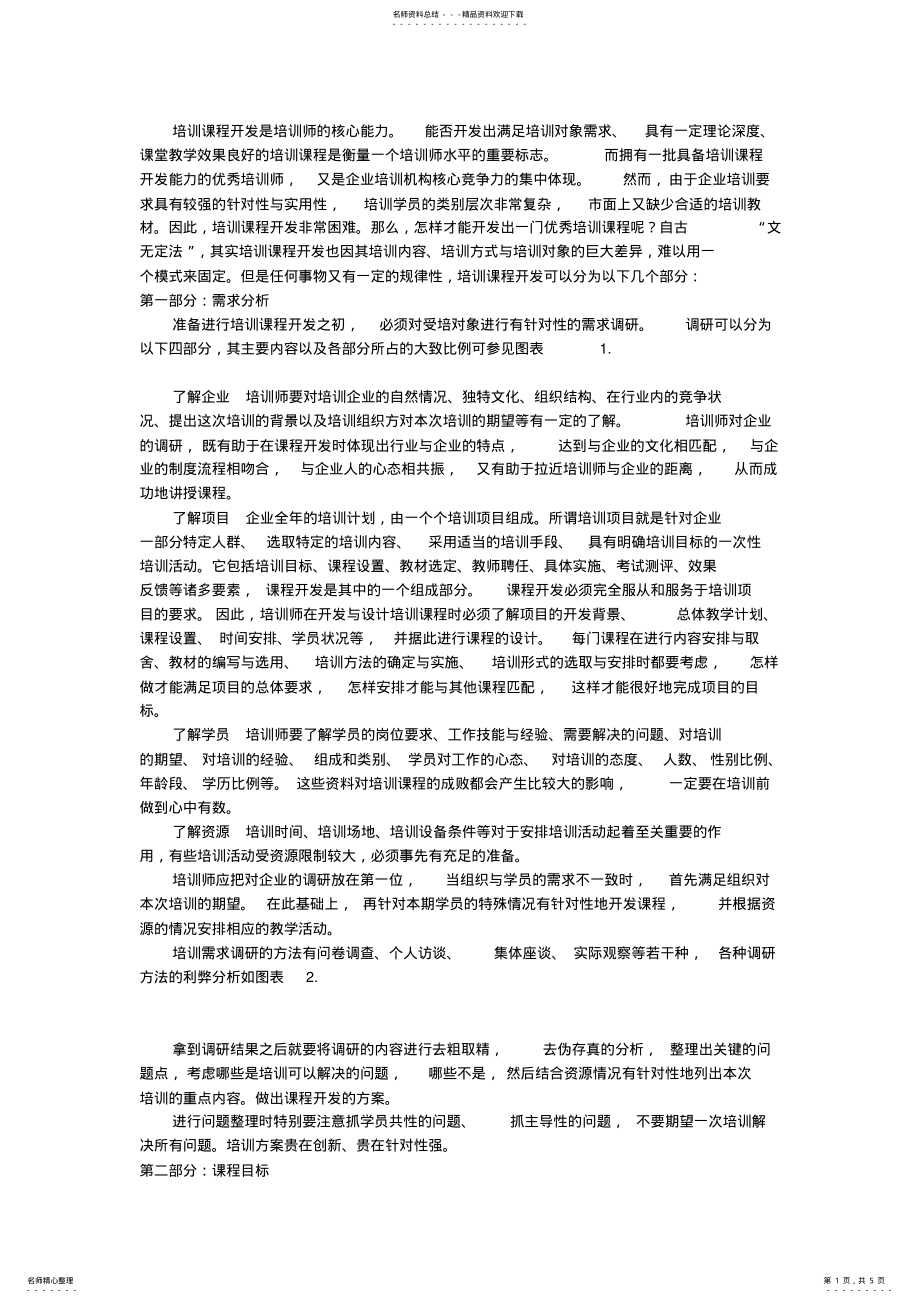 2022年培训课程开发 .pdf_第1页