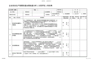 2022年隐患排查和治理情况统计分析表 .pdf