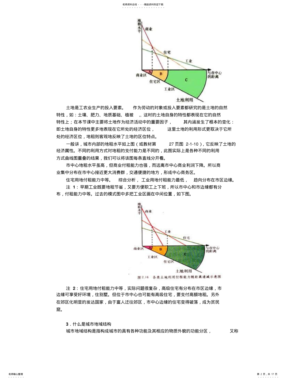 2022年高中地理—城市部分知识点复习 .pdf_第2页