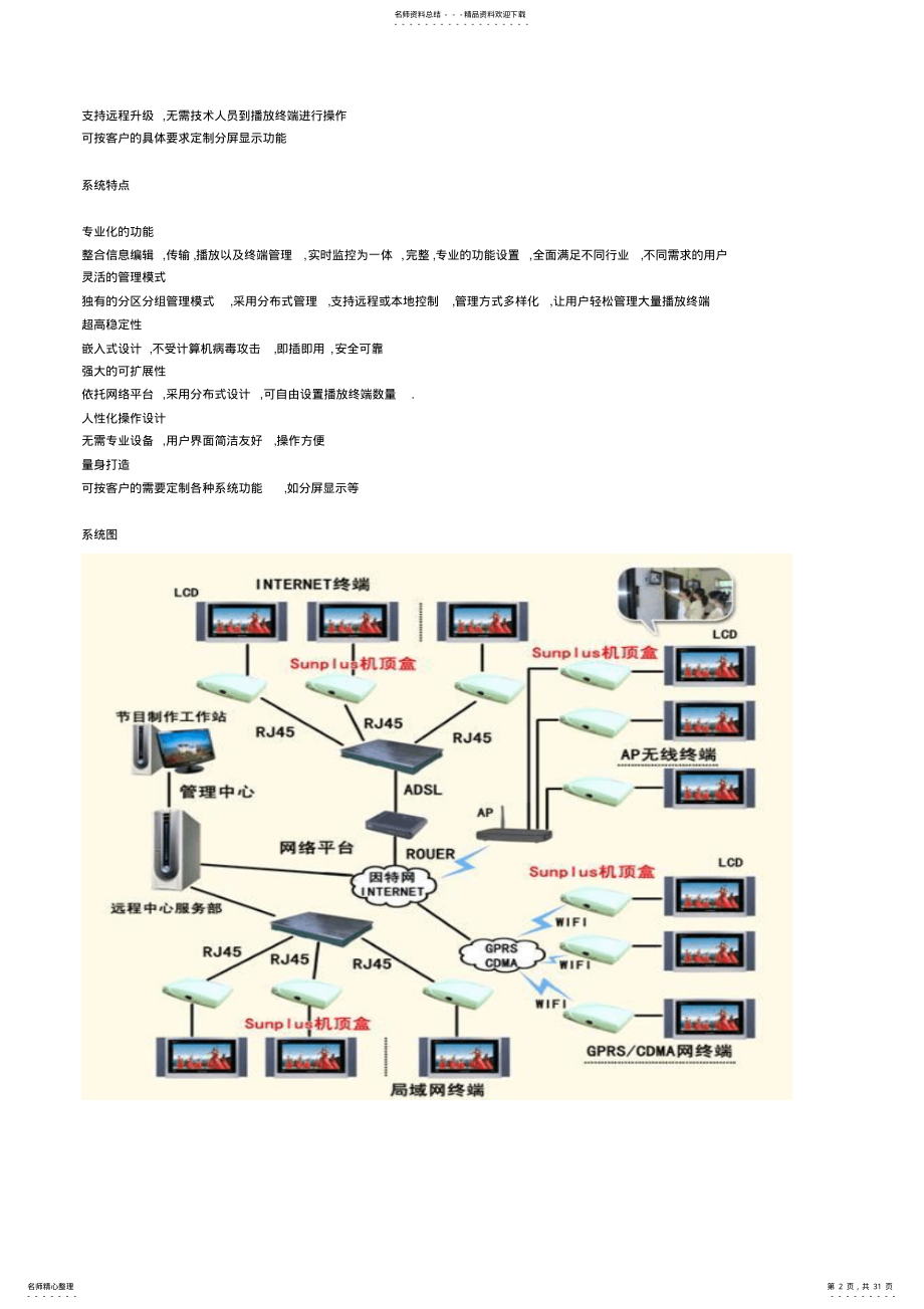 2022年雅迅达网络广告机解决方案 .pdf_第2页