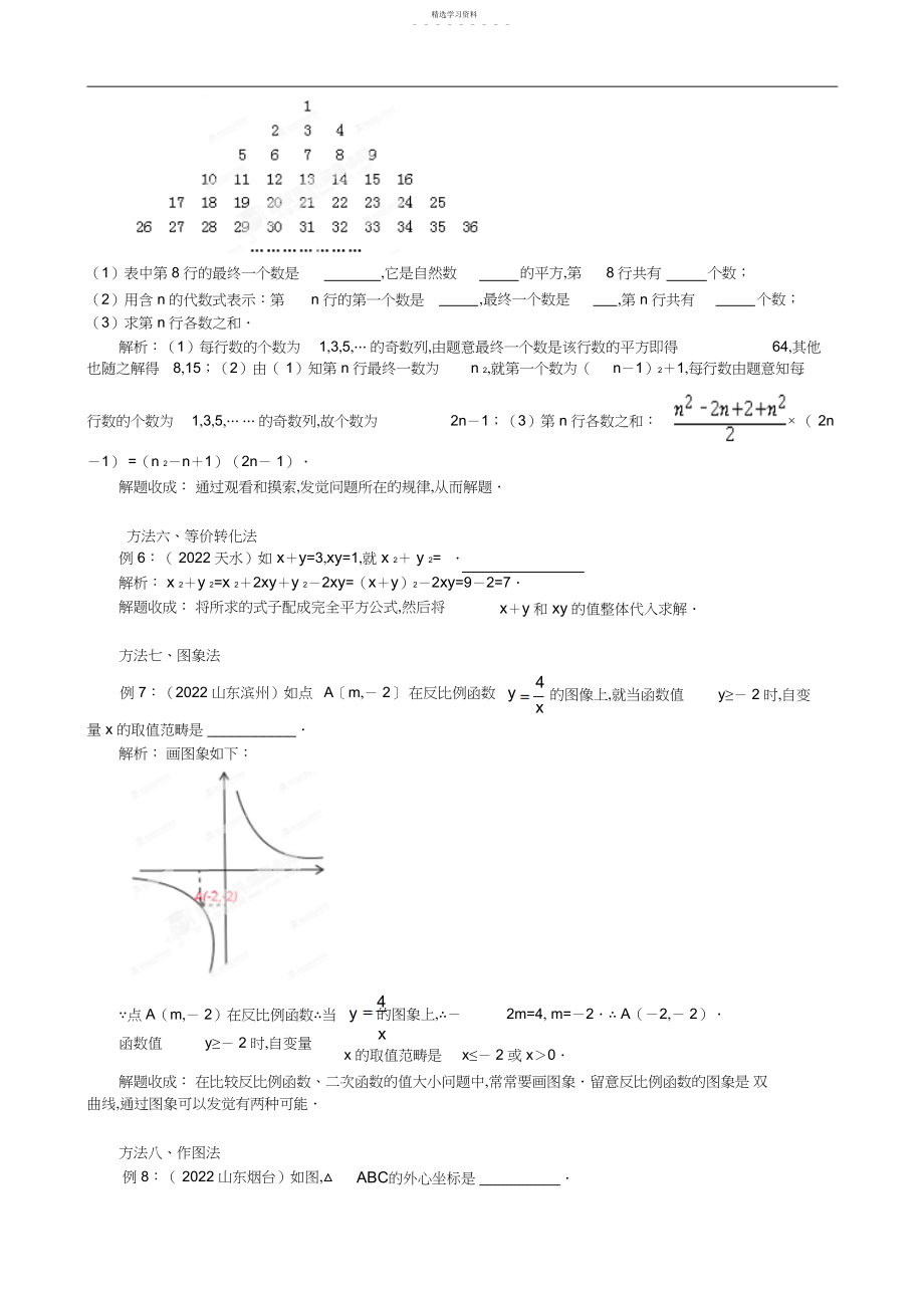 2022年山东省中考数学专项复习专题一解填空题第一部分讲解部分.docx_第2页